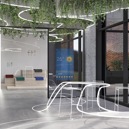 Biurowiec Re_connect, mat. Studio A+KA