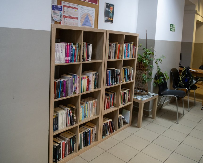 Biblioteczka przy ul. Objazdowej 17.